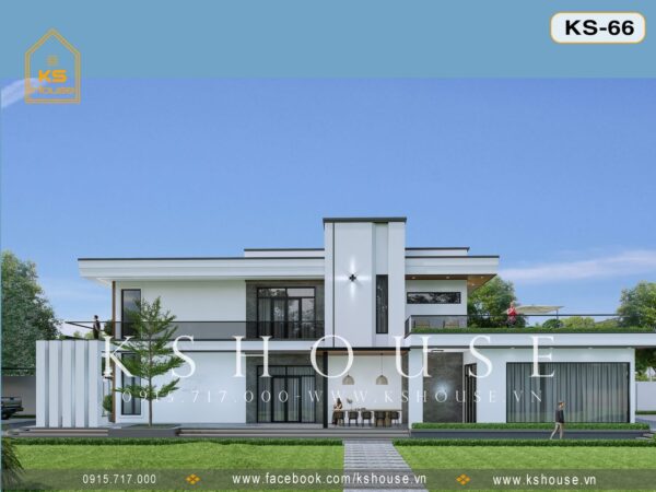 Biệt thự đẹp 2 tầng hiện đại ở Bình Phước