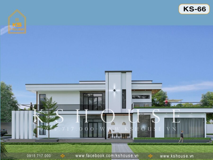 Biệt thự đẹp 2 tầng hiện đại ở Bình Phước