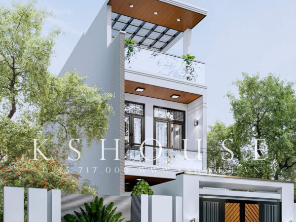 Nhà phố hiện đại 2 tầng 1 tum 4x20 ở Biên Hòa KS68