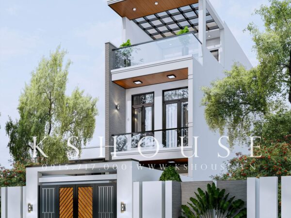 Nhà phố hiện đại 2 tầng 1 tum 4x20 ở Biên Hoà KS68