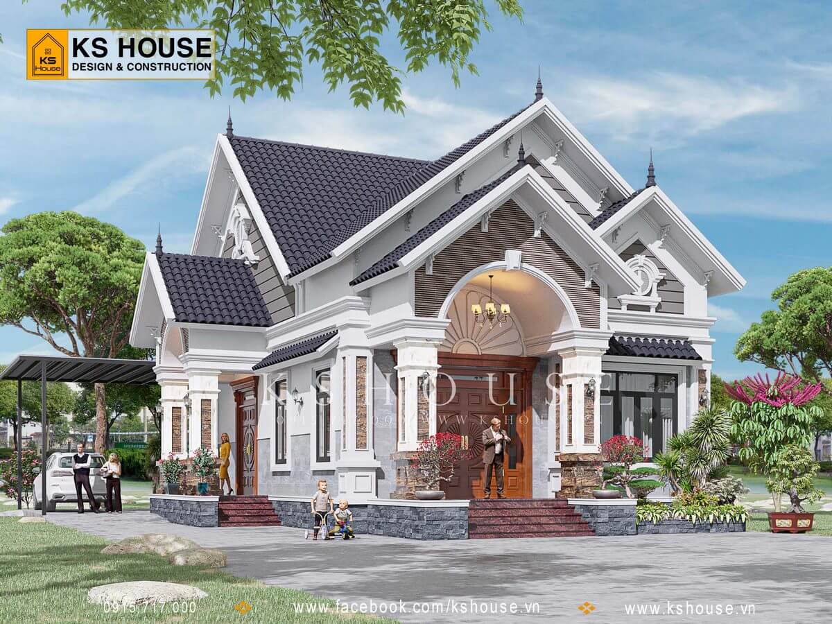Nhà gác lửng hiện đại mặt tiền 4m ở Trảng Bom Ks89 Thiết kế xây nhà vườn trọn gói tây ninh